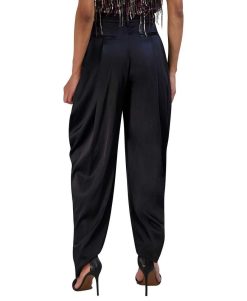 Best Pantalon Saroule En Satin Pantalons