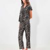 Clearance Ensemble Pyjama Ample Leopard Imprime Animal Pyjamas