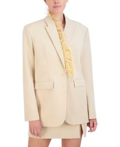 Wholesale Blazer Droit Avec Solapa Vetements D'Exterieur