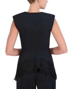 Best Peplum Chaleco Encaje Chales