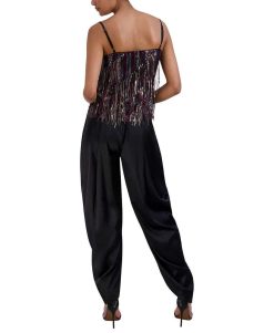 Best Pantalon Saroule En Satin Pantalons