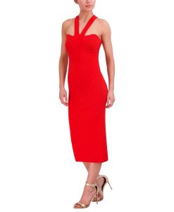 Online Robe Midi Lisse Decoupee Punto Occasionnel