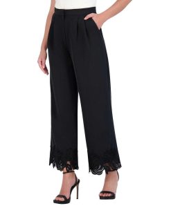 Online Pantalon Pierna Ancha Encaje Pantalons