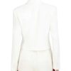 Clearance Blazer Court Avec Solapa Vetements D'Exterieur