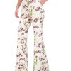 New Pierna Ancha Pantalon Robe A Fleurs Pantalons