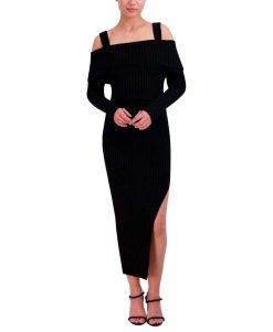 Wholesale Robe Midi A Epaules Froides Canale Occasionnel