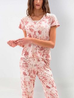 Hot Grand Ensemble De Pyjama A Imprime Fleuri Pyjamas