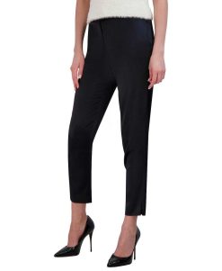 Online Pantalon En Satin Coupe Slim Pantalons