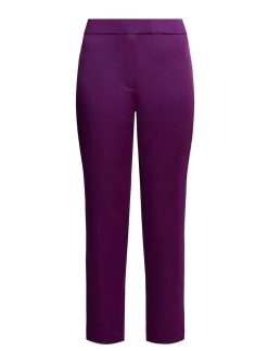 Best Pantalon En Satin Coupe Slim Pantalons