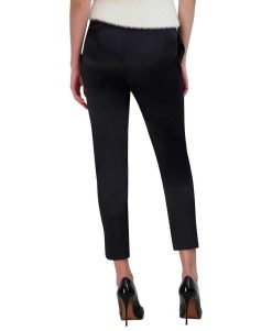 Online Pantalon En Satin Coupe Slim Pantalons