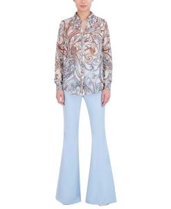 Online Blouse T-Shirt Imprime Paisley Hauts