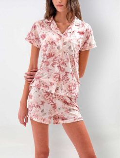 Online Ensemble De Pyjama A Imprime Fleuri Pyjamas