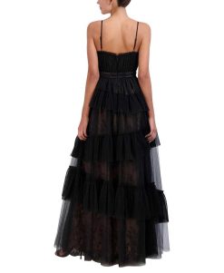 Hot Grande Robe Bustier Tul Y Encaje Nuit